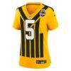 Jalen Ramsey Pittsburgh Steelers Nike Women's Alternate 1933 Throwback Game Jersey - Gold - Side View
