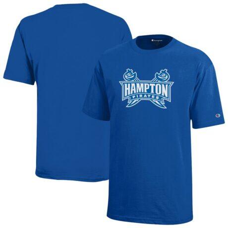 Hampton Pirates Champion Youth Jersey T-Shirt - - Front View