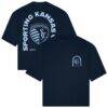 Sporting Kansas City Live Breathe Futbol Unisex Tunnel T-Shirt - Navy - Front View