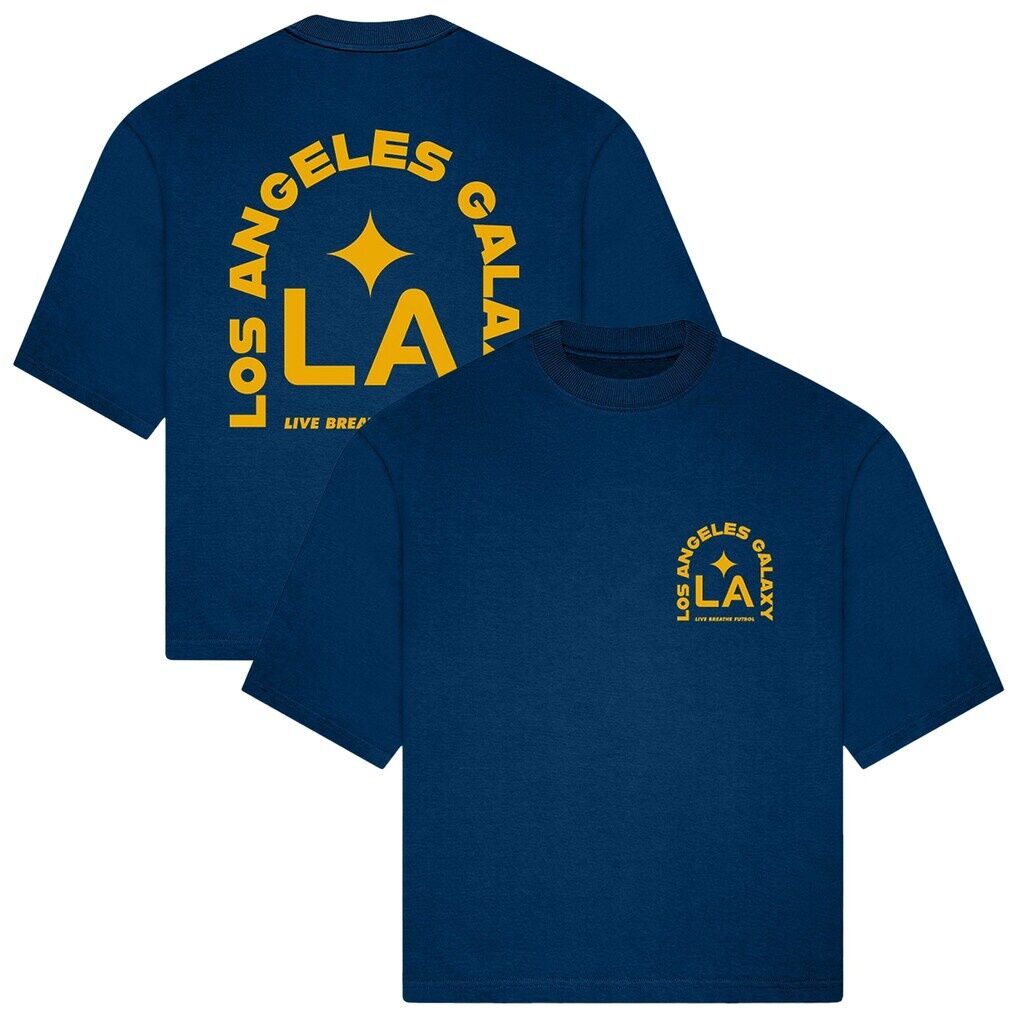 LA Galaxy Live Breathe Futbol Unisex Tunnel T-Shirt