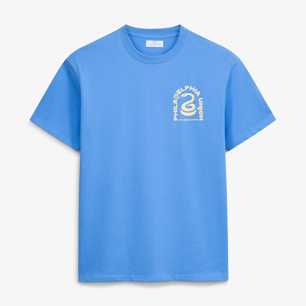 Philadelphia Union Live Breathe Futbol Unisex Tunnel T-Shirt - Light Blue