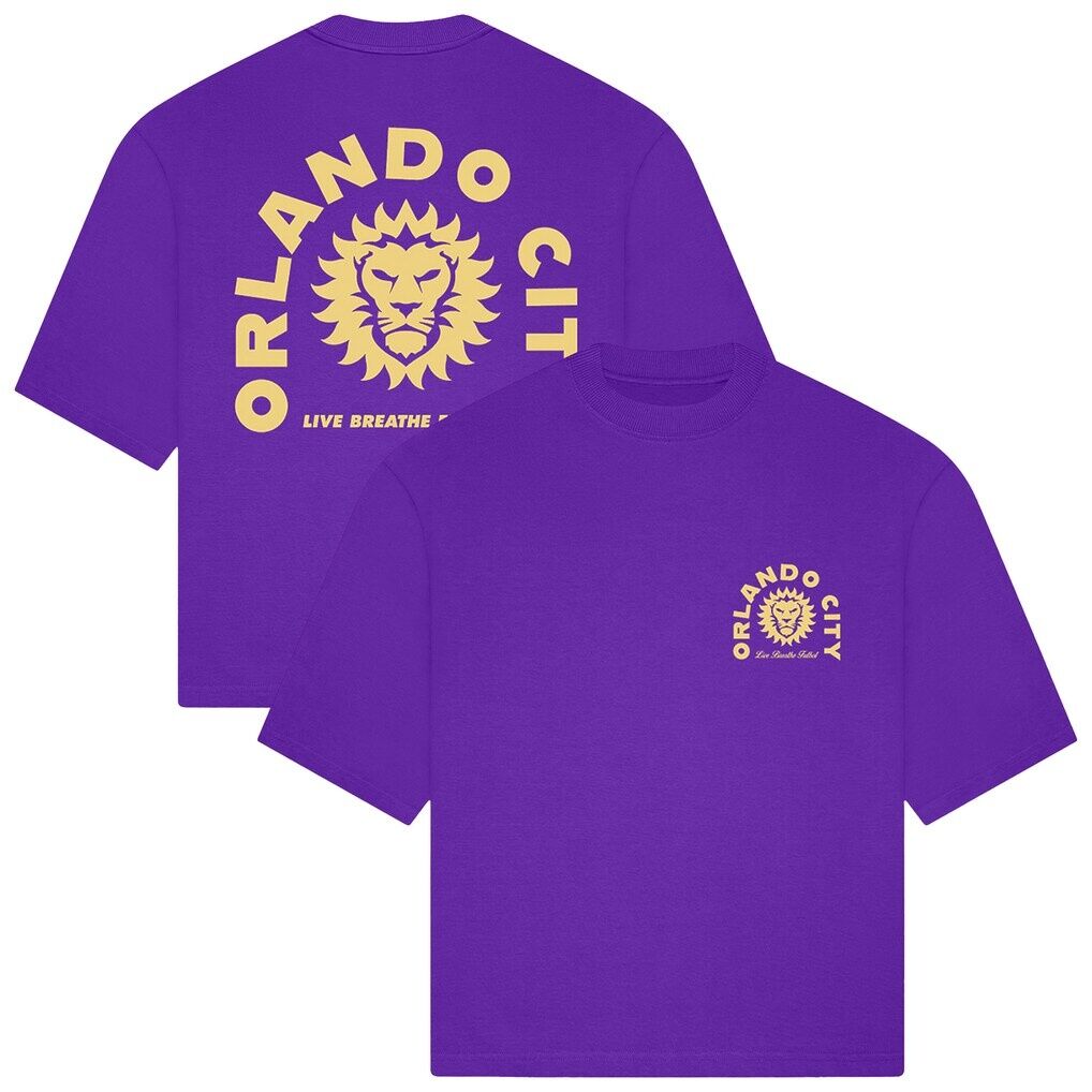 Orlando City SC Live Breathe Futbol Unisex Tunnel T-Shirt