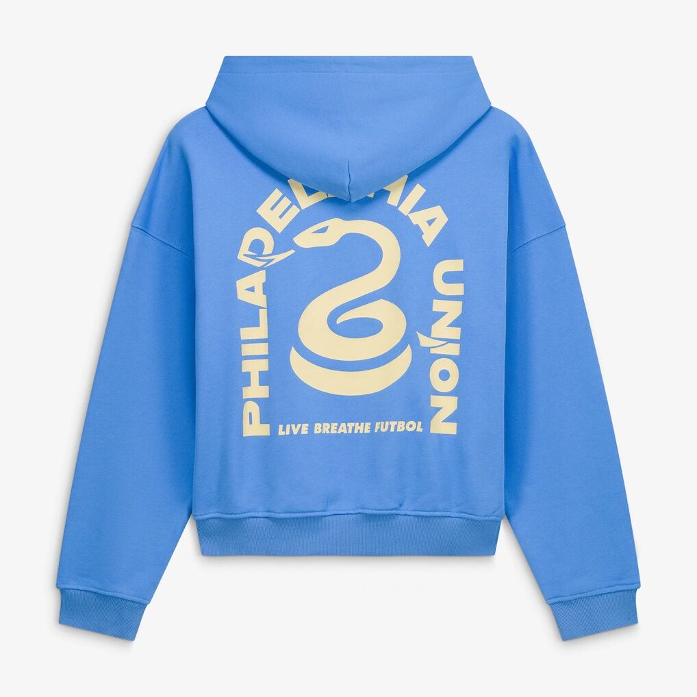 Philadelphia Union Live Breathe Futbol Unisex Tunnel Hoodie - Light Blue