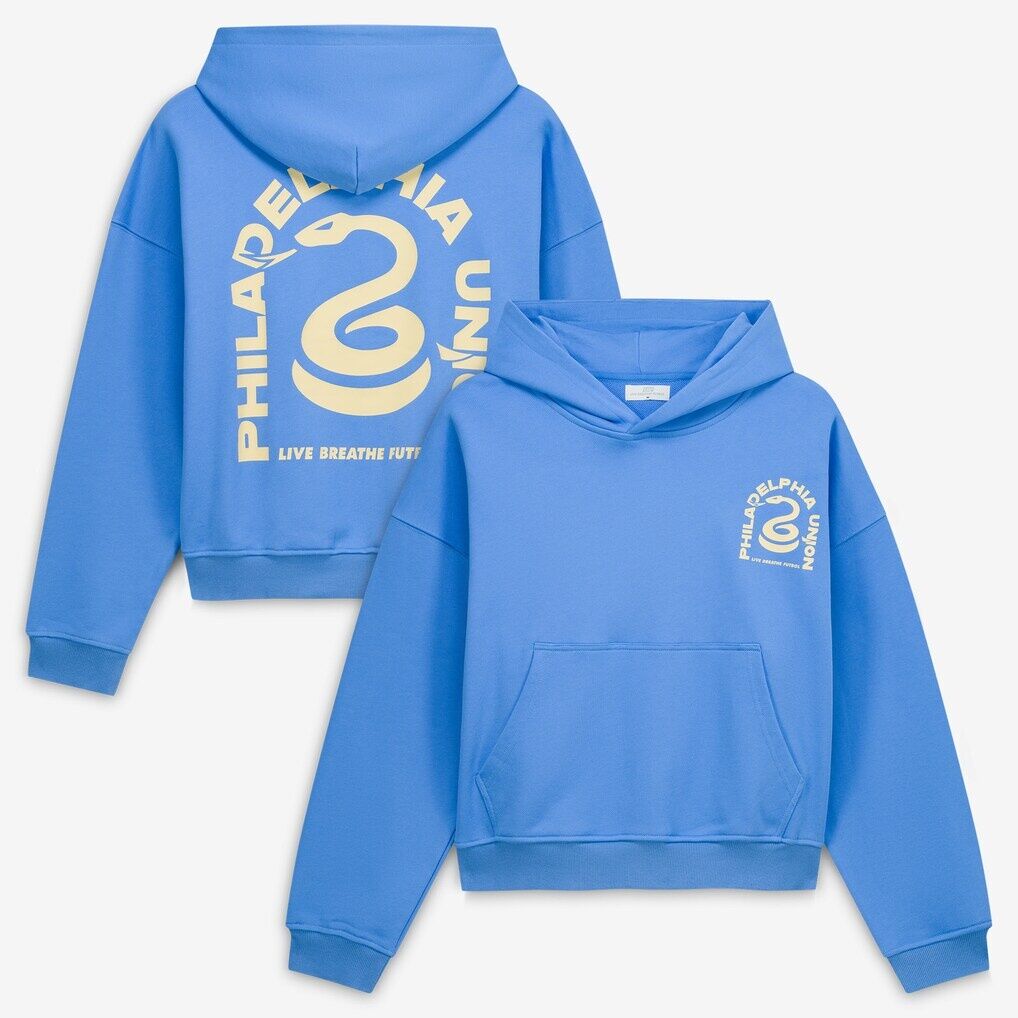 Philadelphia Union Live Breathe Futbol Unisex Tunnel Hoodie - Light Blue