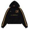 LAFC Live Breathe Futbol Unisex Rossi Hoodie - Black - Front View