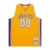 Los Angeles Lakers Mitchell & Ness x Playboi Carti 1999-00 Swingman Jersey - Gold - Front View