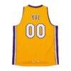 Los Angeles Lakers Mitchell & Ness x Playboi Carti 1999-00 Swingman Jersey - Gold - Side View