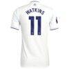 Ollie Watkins Aston Villa adidas 2025/26 Third Authentic Player Jersey - White - Detail View