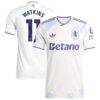 Ollie Watkins Aston Villa adidas 2025/26 Third Authentic Player Jersey - White - Front View