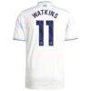 Ollie Watkins Aston Villa adidas Male 2025/26 Third Replica Player Jersey - White - Detail View