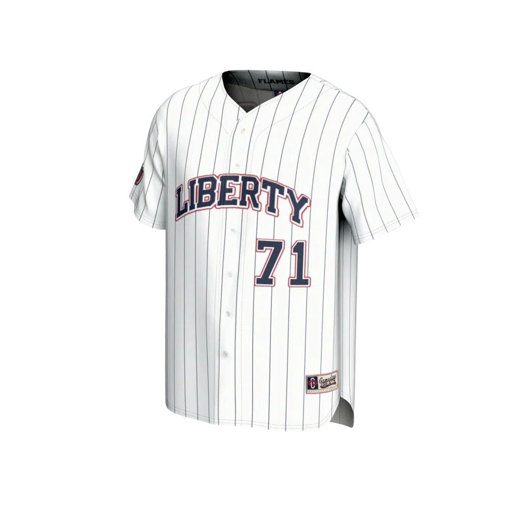#71 Liberty Flames GameDay Greats Youth Lightweight Collegiate Baseball Fashion Jersey