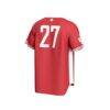 #27 Houston Cougars GameDay Greats Youth Lightweight Collegiate Baseball Fashion Jersey - Red - Detail View