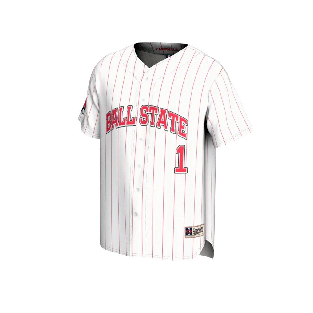 #1 Ball State Cardinals GameDay Greats Youth Lightweight Collegiate Baseball Fashion Jersey