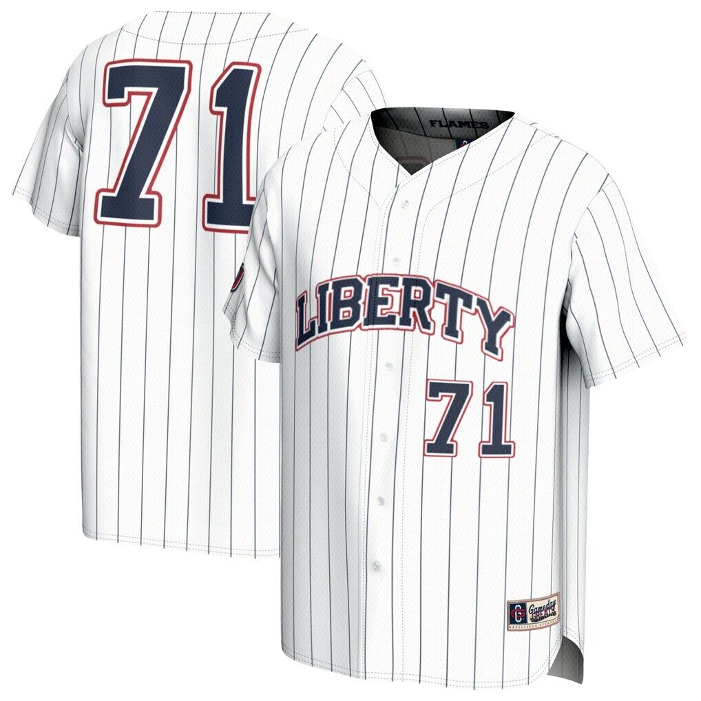 #71 Liberty Flames GameDay Greats Adult Lightweight Collegiate Baseball Fashion Jersey