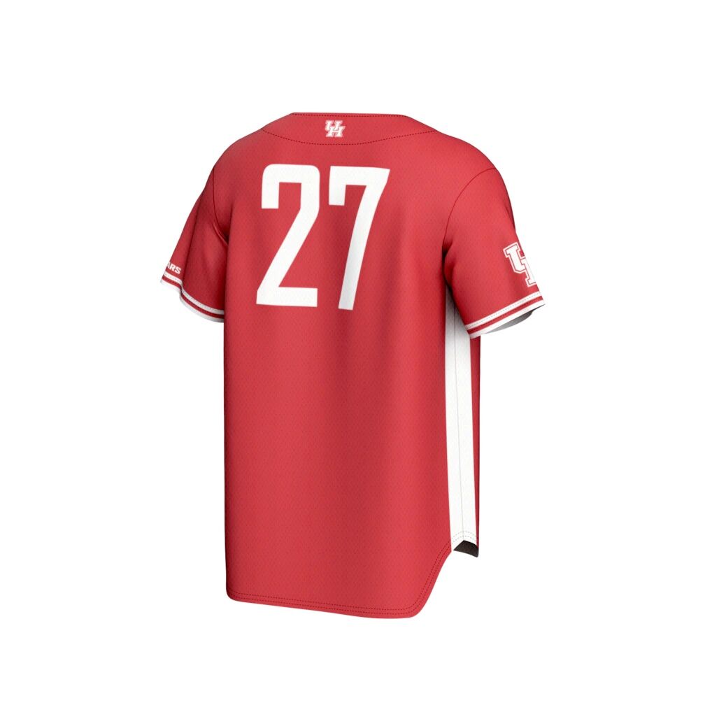 #27 Houston Cougars GameDay Greats Adult Lightweight Collegiate Baseball Fashion Jersey