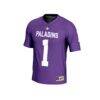 #1 Furman Paladins GameDay Greats Unisex Lightweight Football Fashion Jersey - Purple - Side View