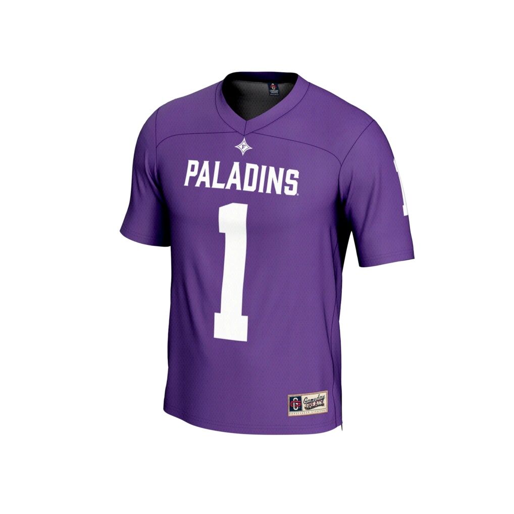 #1 Furman Paladins GameDay Greats Unisex Lightweight Football Fashion Jersey