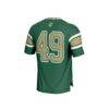 #49 Charlotte 49ers GameDay Greats Unisex Lightweight Football Fashion Jersey - Green - Detail View