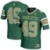 #49 Charlotte 49ers GameDay Greats Unisex Lightweight Football Fashion Jersey - Green - Front View