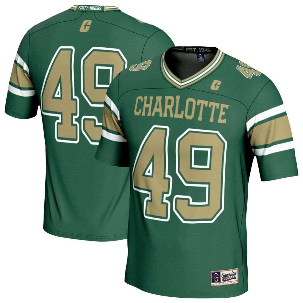 #49 Charlotte 49ers GameDay Greats Unisex Lightweight Football Fashion Jersey