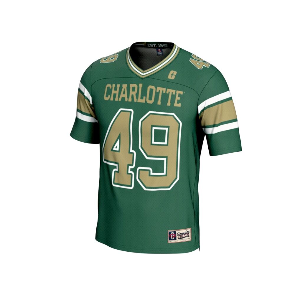 #49 Charlotte 49ers GameDay Greats Unisex Lightweight Football Fashion Jersey