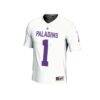 #1 Furman Paladins GameDay Greats Youth Lightweight Football Fashion Jersey - White - Side View