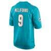 Ifeatu Melifonwu Miami Dolphins Nike Team Game Jersey - - Detail View