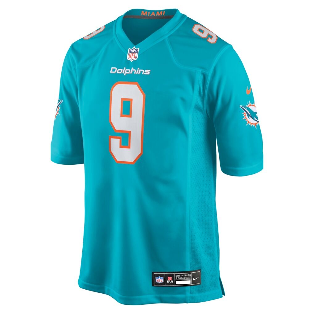 Ifeatu Melifonwu Miami Dolphins Nike Team Game Jersey -  Aqua