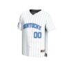Kentucky Wildcats GameDay Greats Unisex Lightweight Collegiate Baseball Pinstripe NIL Pick-A-Player Fashion Jersey - White - Side View