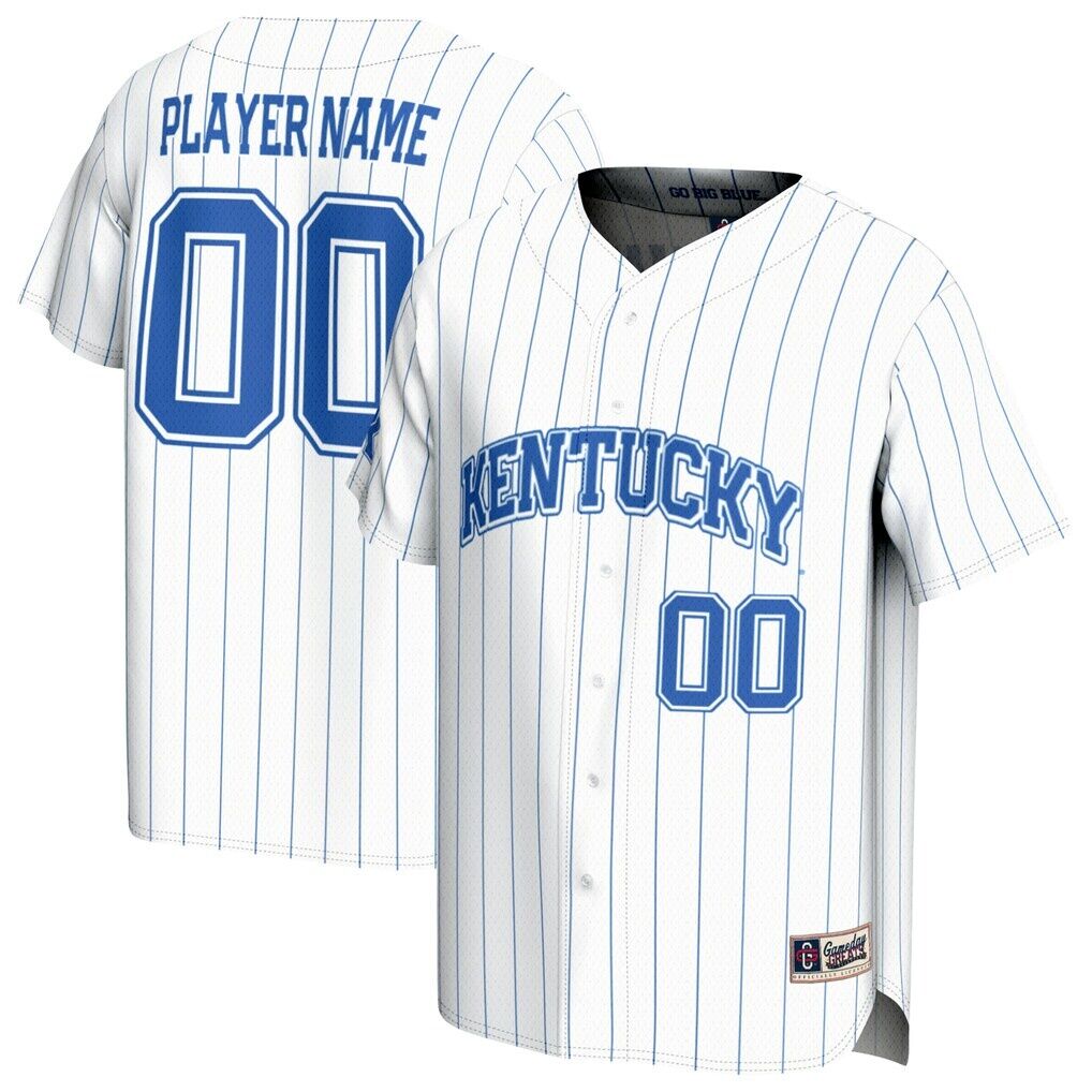 Kentucky Wildcats GameDay Greats Youth Lightweight Collegiate Baseball Pinstripe NIL Pick-A-Player Fashion Jersey