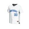 Kentucky Wildcats GameDay Greats Youth Lightweight Collegiate Baseball Pinstripe NIL Pick-A-Player Fashion Jersey - White - Side View