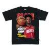 Amen Thompson Houston Rockets SLAM Unisex Cover T-Shirt - Black - Front View