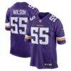 Eric Wilson Minnesota Vikings Nike Team Game Jersey - Purple - Front View