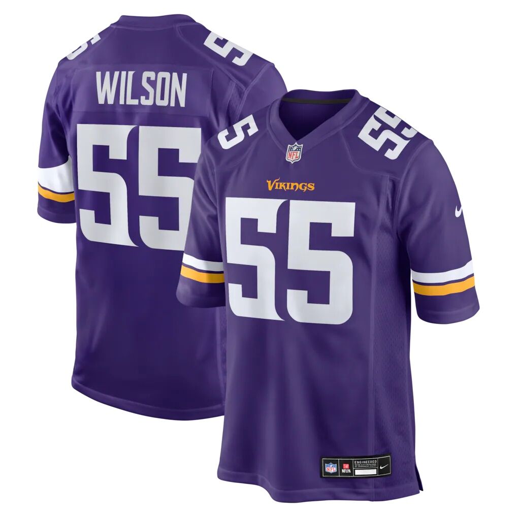 Eric Wilson Minnesota Vikings Nike Team Game Jersey
