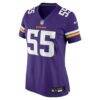 Eric Wilson Minnesota Vikings Nike Women's Team Game Jersey - Purple - Side View