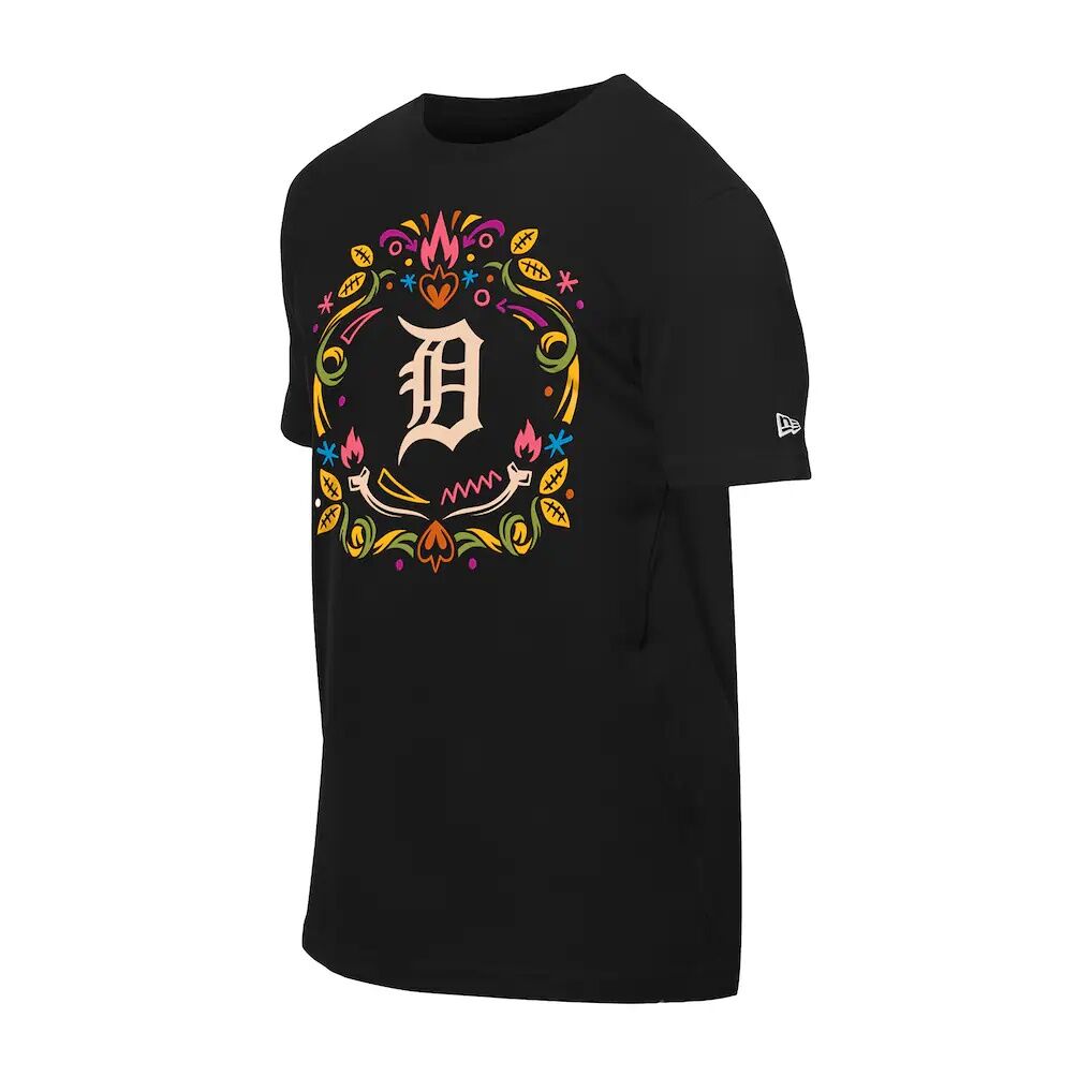 Detroit Tigers New Era Día de los Muertos T-Shirt