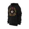 Houston Astros New Era Día de los Muertos Brushed Fleece Hoodie - Black - Side View
