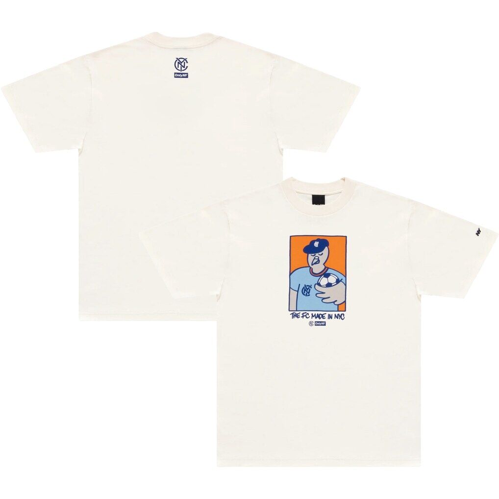 Only NY x NYCFC Unisex Pigeon Mascot T-Shirt - Natural