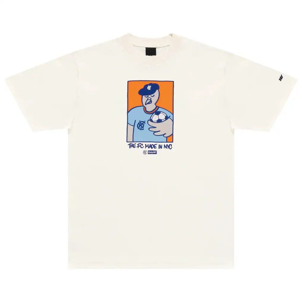 Only NY x NYCFC Unisex Pigeon Mascot T-Shirt - Natural