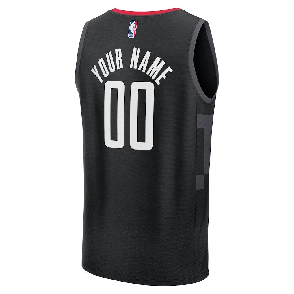 Houston Rockets Fashion7 Youth Fast Break Custom Jersey - Statement Edition