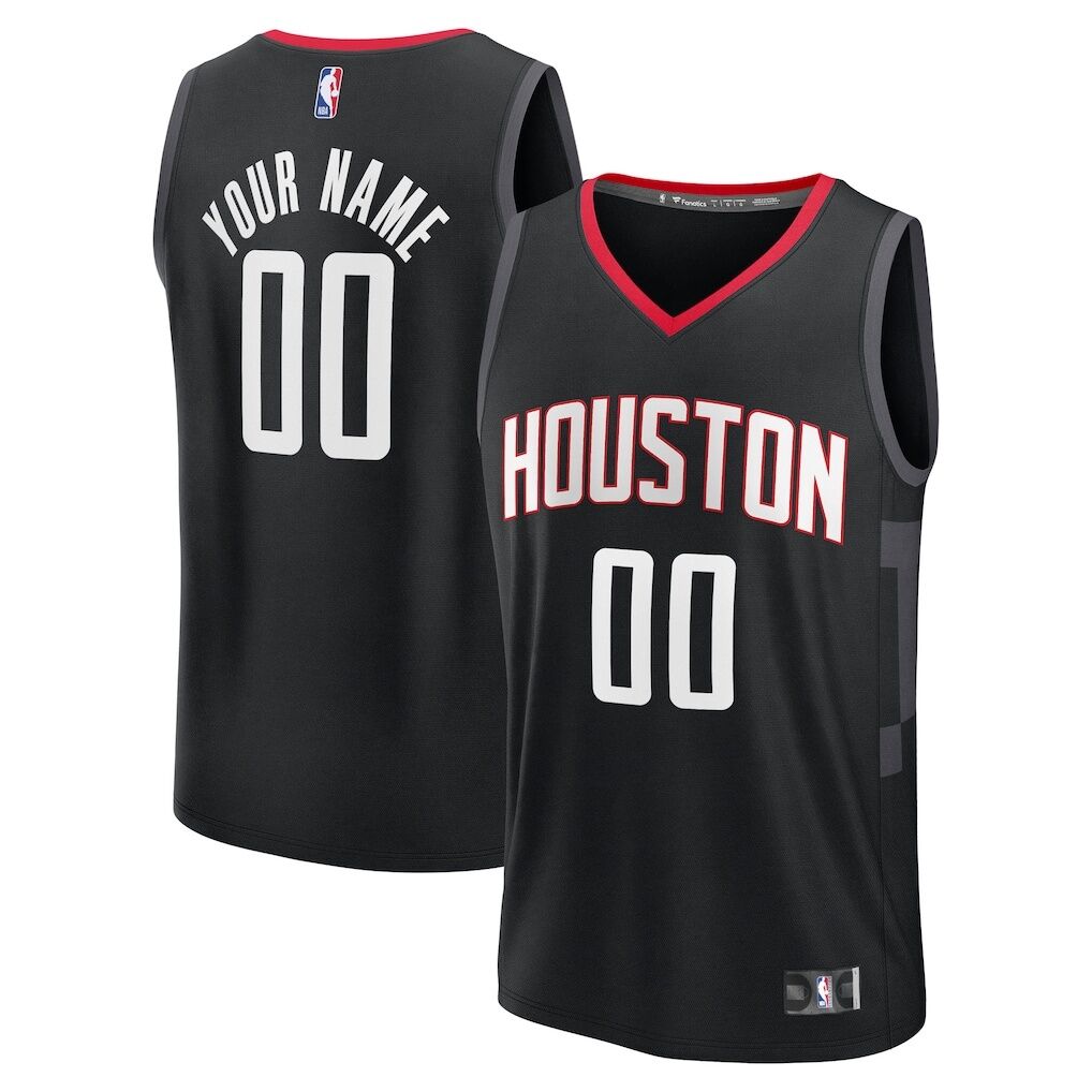 Houston Rockets Fashion7 Youth Fast Break Custom Jersey – Statement Edition