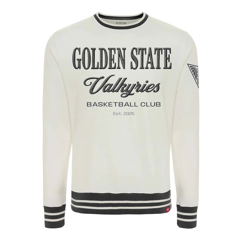 Golden State Valkyries Sportiqe Unisex Athletic Club Collection French Terry Crew Sweatshirt