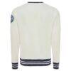 Indiana Fever Sportiqe Unisex Athletic Club Collection French Terry Crew Sweatshirt - Cream - Detail View