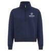 Indiana Fever Sportiqe Women's Athletic Club Collection Marant Quarter-Zip Pullover - Blue - Side View