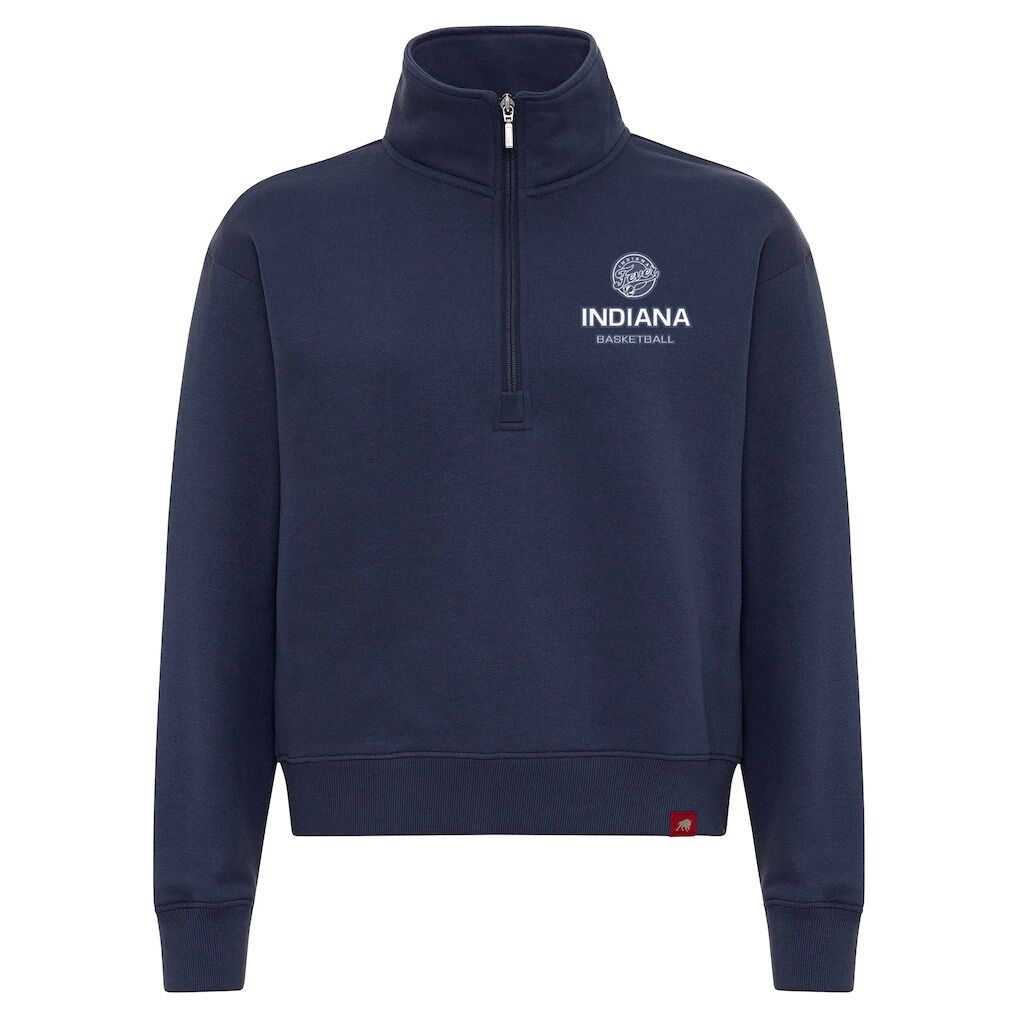 Indiana Fever Sportiqe Women's Athletic Club Collection Marant Quarter-Zip Pullover