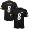 Aaron Rodgers Pittsburgh Steelers Outerstuff Preschool Replica Player Jersey - Black - Front View