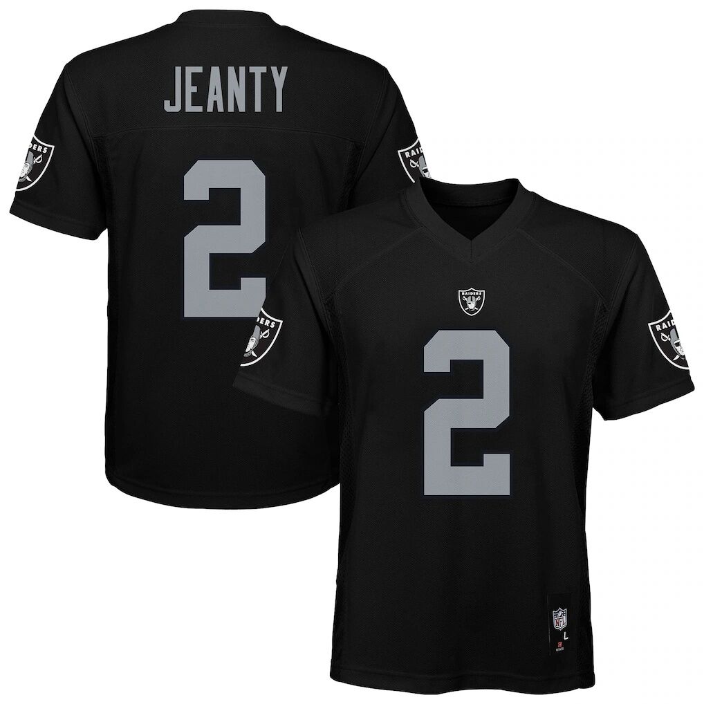 Ashton Jeanty Las Vegas Raiders Youth Replica Jersey