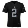 Ashton Jeanty Las Vegas Raiders Youth Replica Jersey - Black - Side View