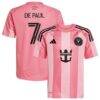 Rodrigo De Paul Inter Miami CF adidas Youth 2025 Euforia Replica Player Jersey - - Front View