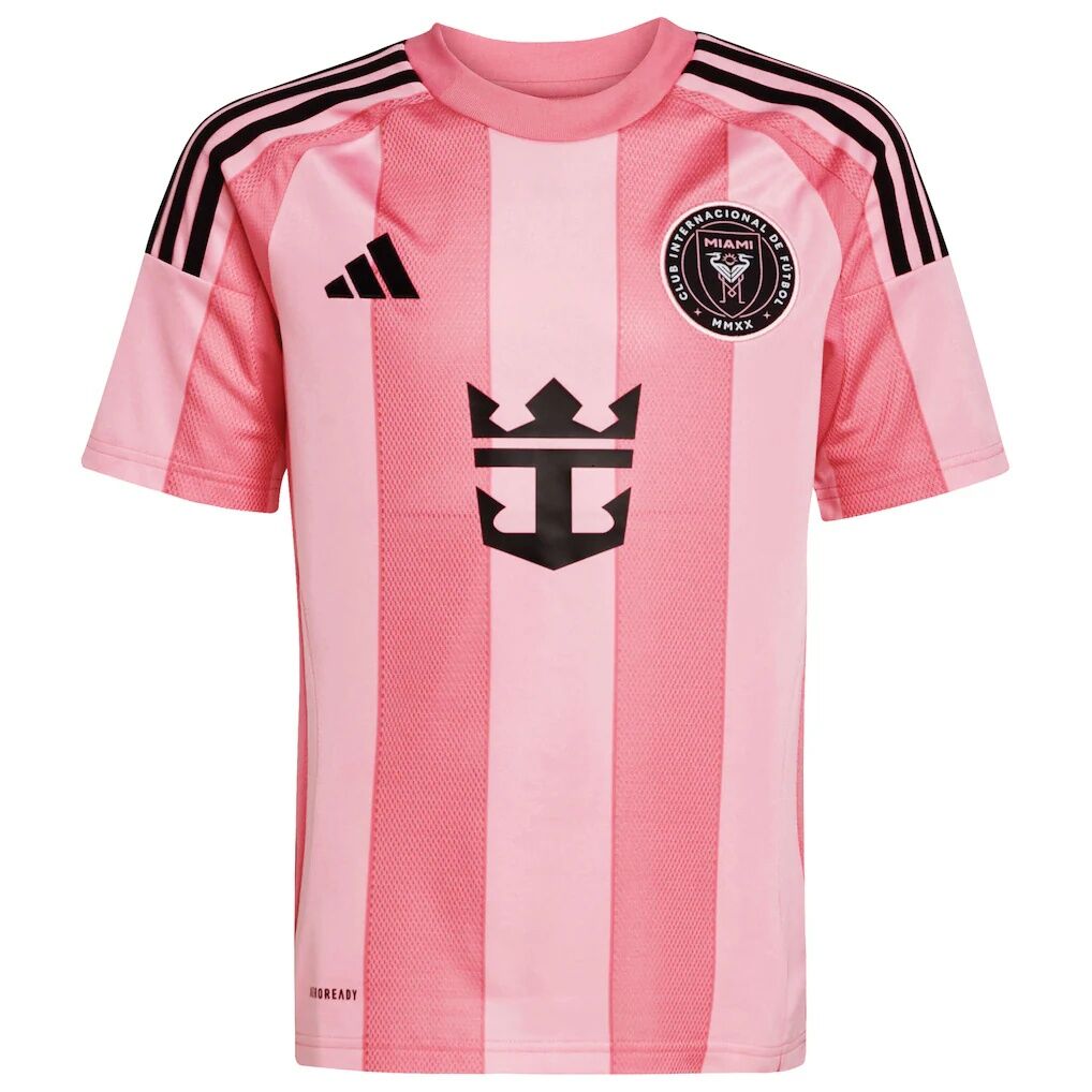 Rodrigo De Paul Inter Miami CF adidas Youth 2025 Euforia Replica Player Jersey - Light Pink